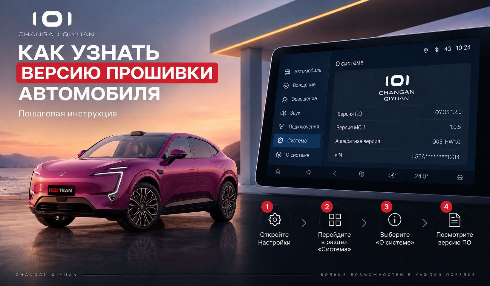 Как узнать версию прошивки автомобиля